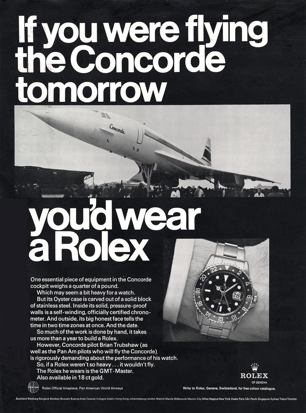 Vintage Rolex GMT-Master Advert