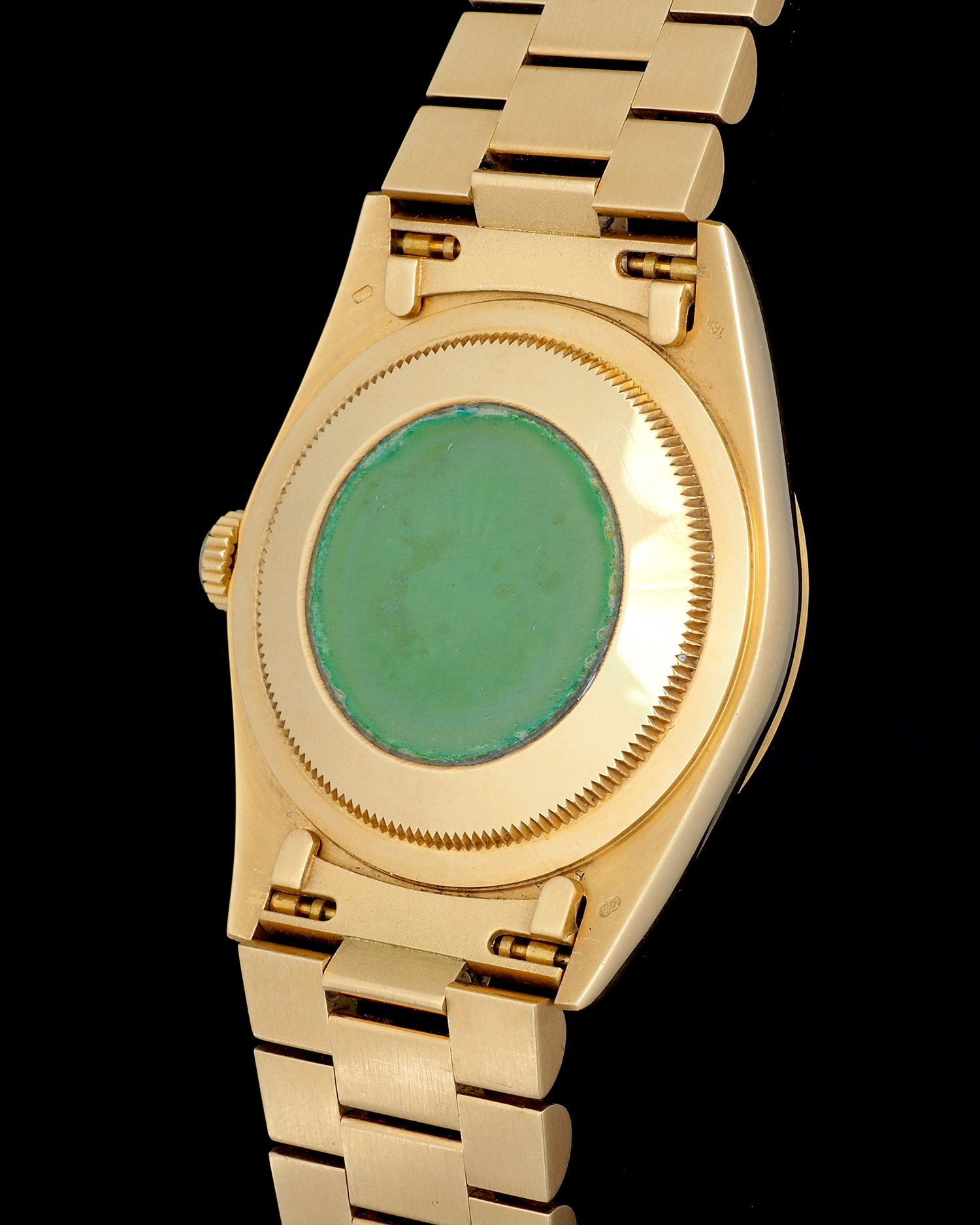Rolex with green sticker on back on sale