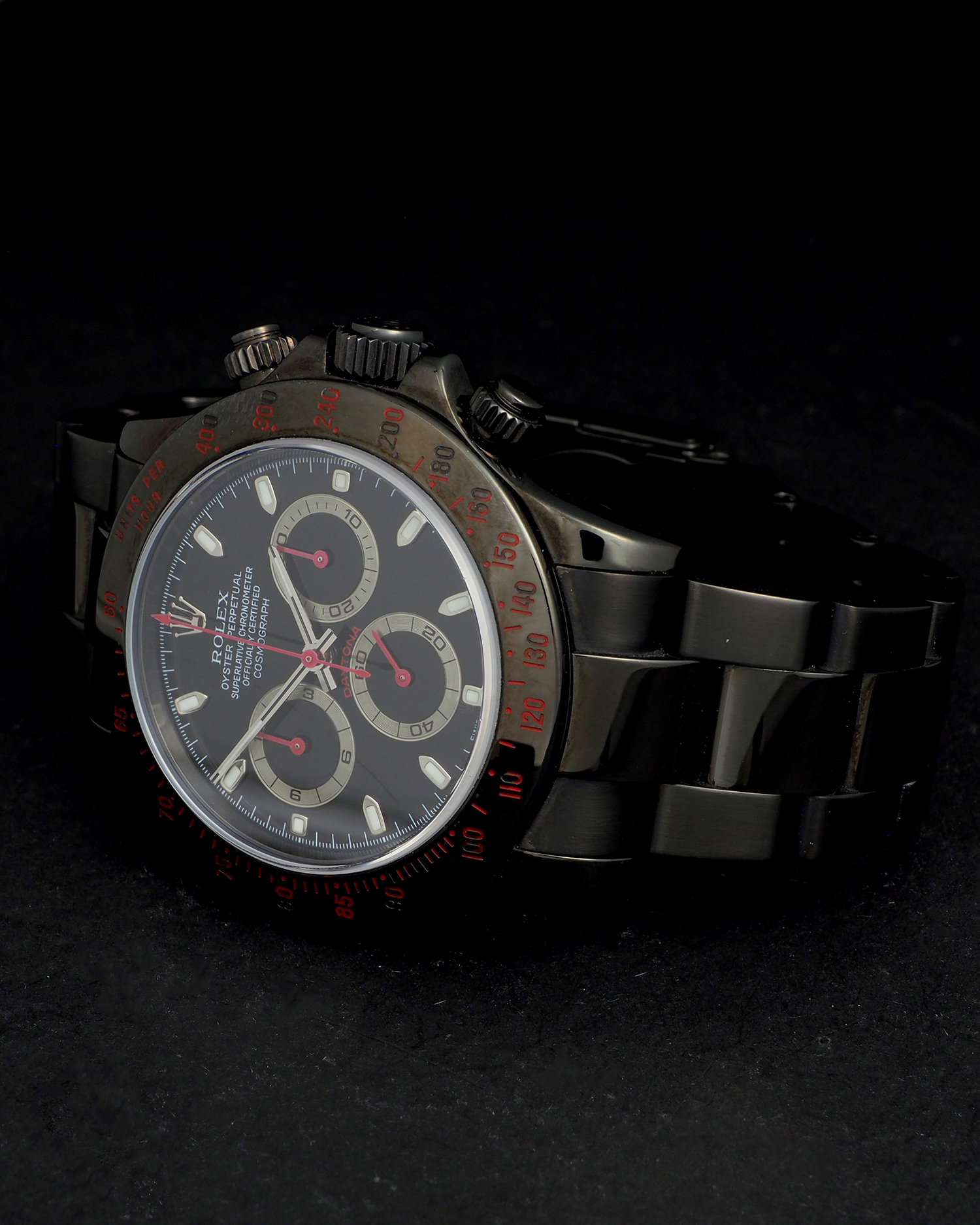 Rolex daytona red titan sale